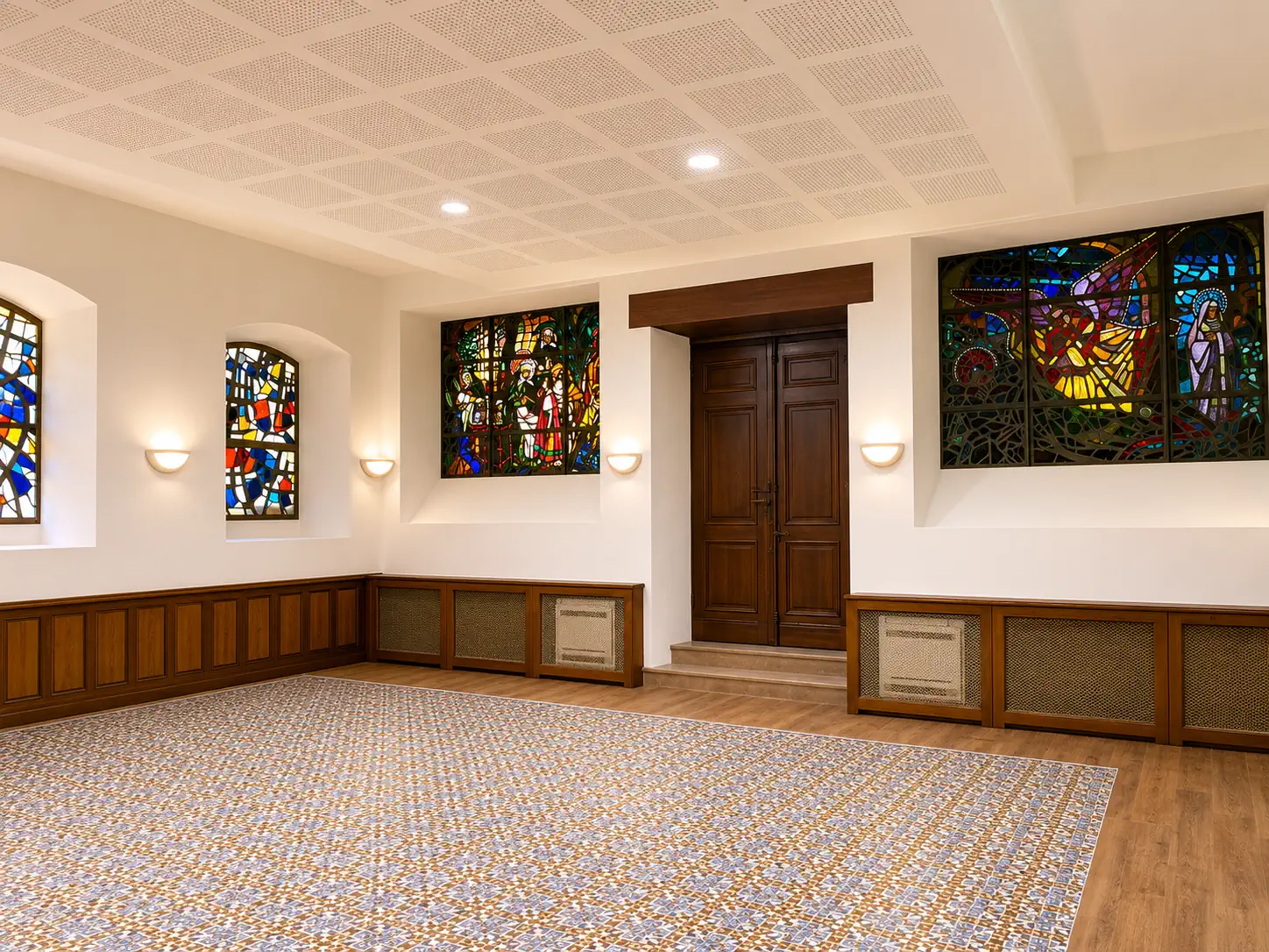 Renovation congregation salle renovee
