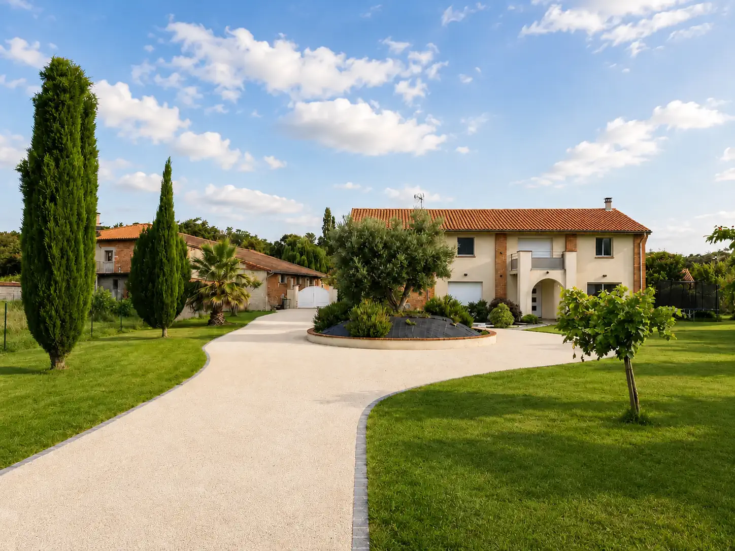 Renovation maison allee jardin