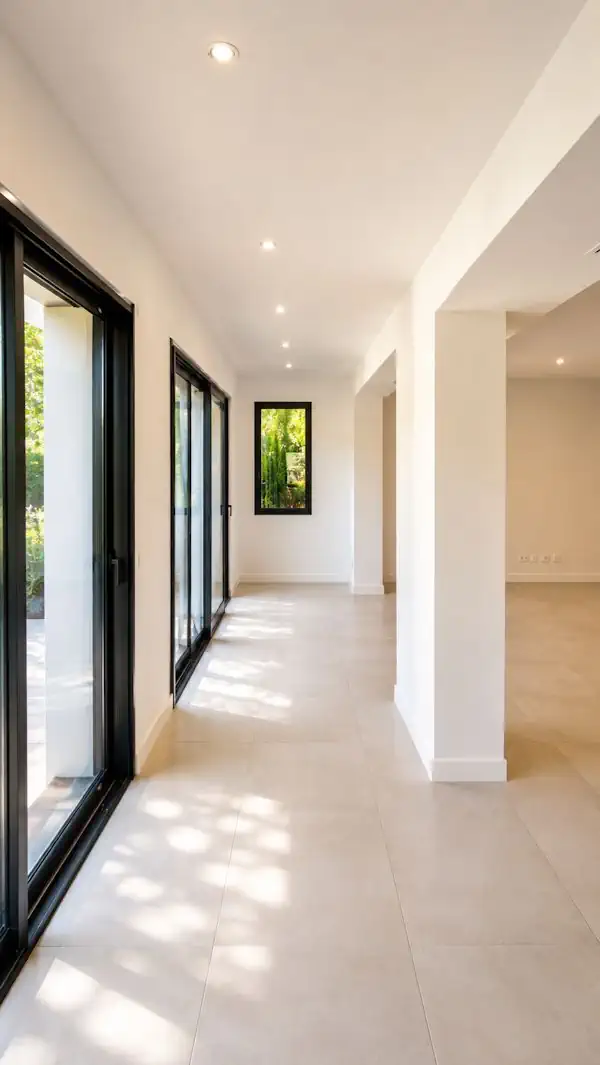 Renovation maison balma couloir apres