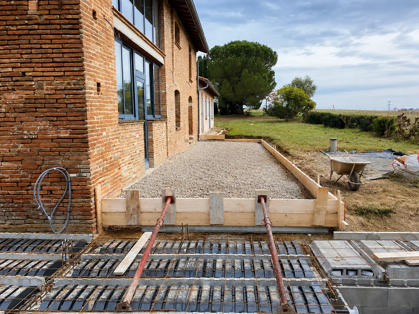Renovation maison cuisine mezzanine