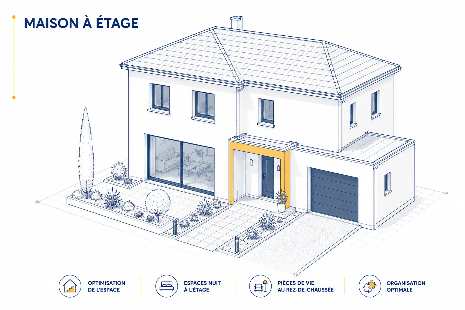 Maison à étage construite par ETCM