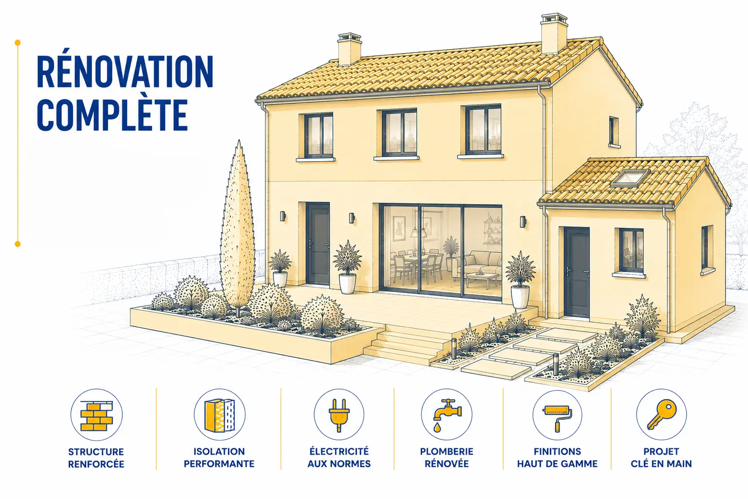 Rénovation complète de maison par ETCM